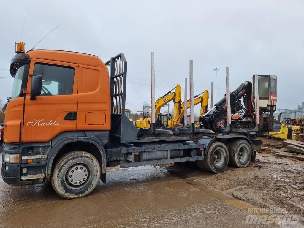 Scania R 580 Holzfahrzeuge