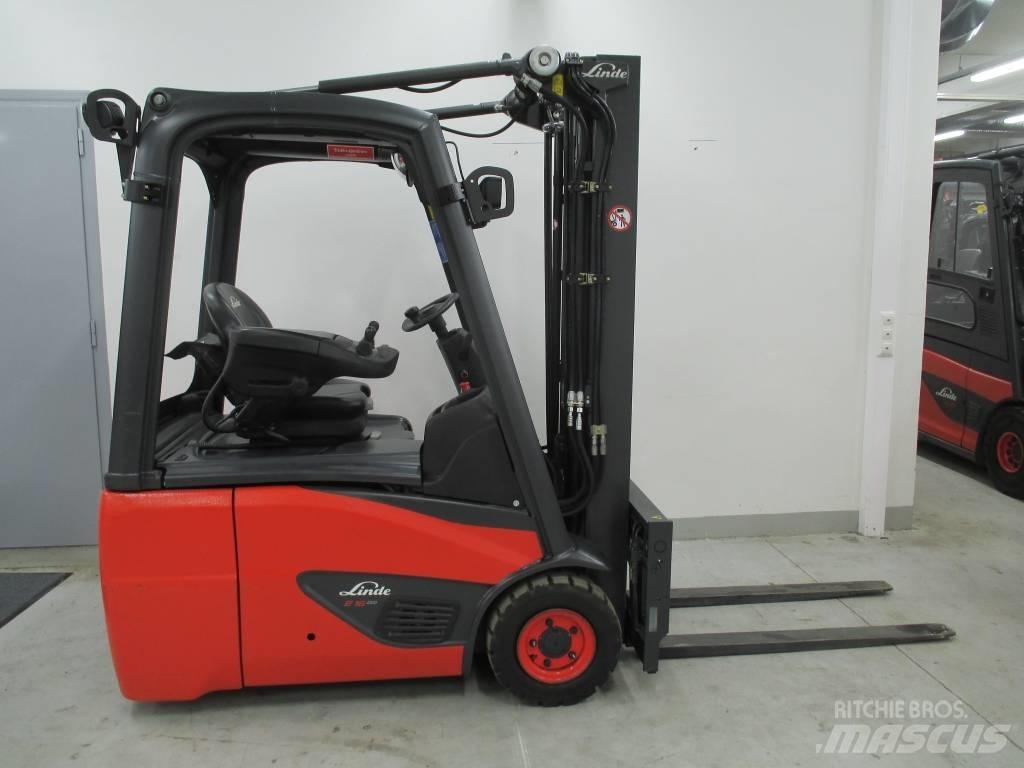 Linde E 16 C-02 Elektro Stapler