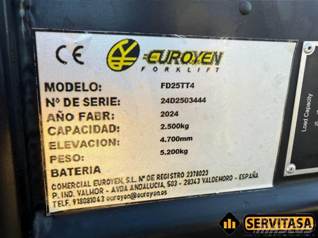  EUROYEN FD25TT4 Diesel Stapler