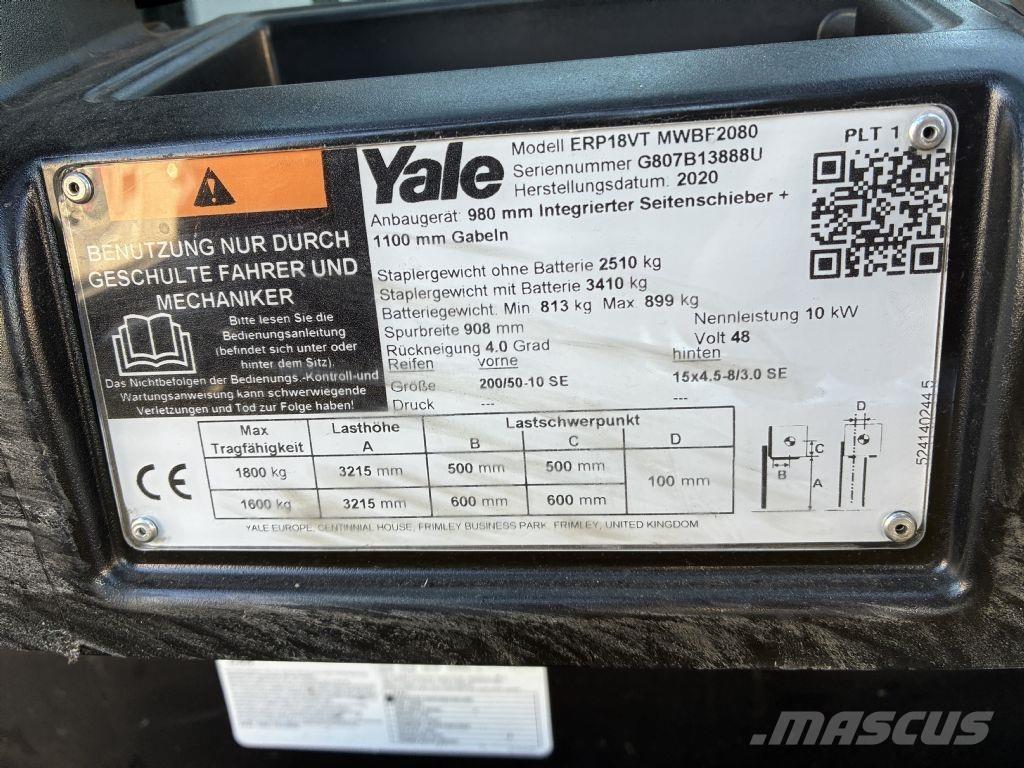 Yale ERP 18VT Elektro Stapler