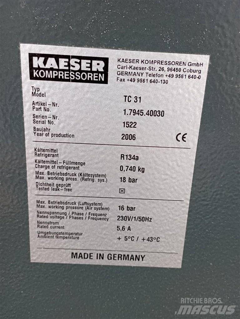 Kaeser TC31 Kompressoren