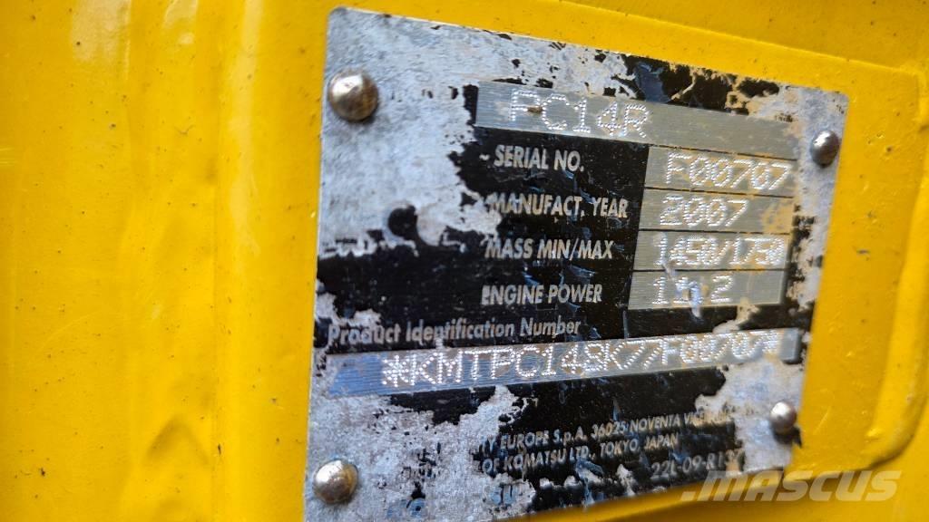 Komatsu PC 14 R Minibagger < 7t