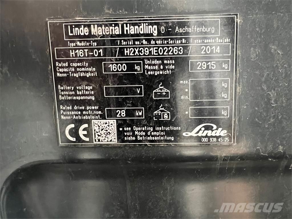 Linde H16T Gas Stapler