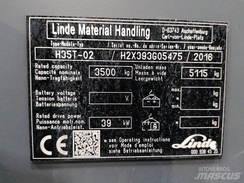 Linde H35T-02 Gas Stapler