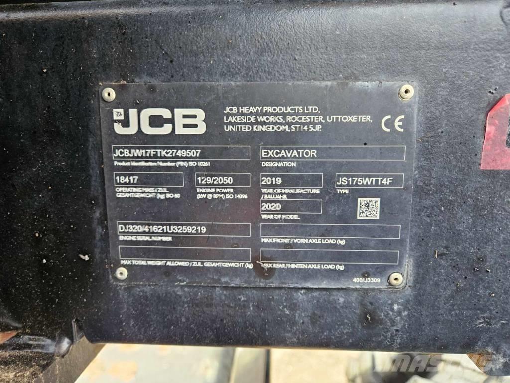 JCB JS 175 W Mobilbagger