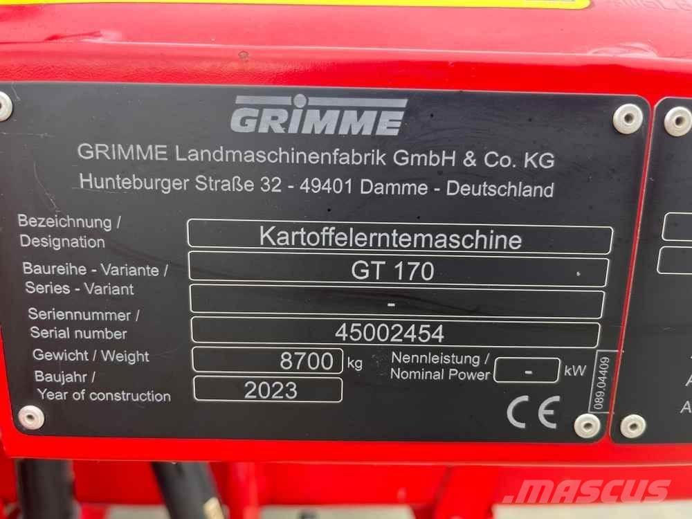 Grimme GT 170 Kartoffelvollernter