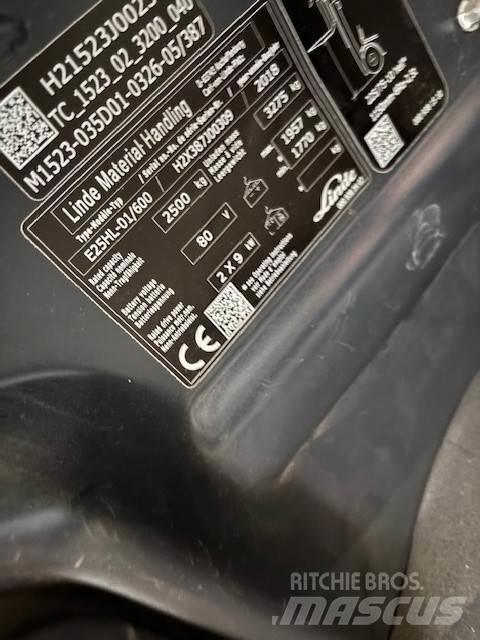 Linde E25/600HL Elektro Stapler