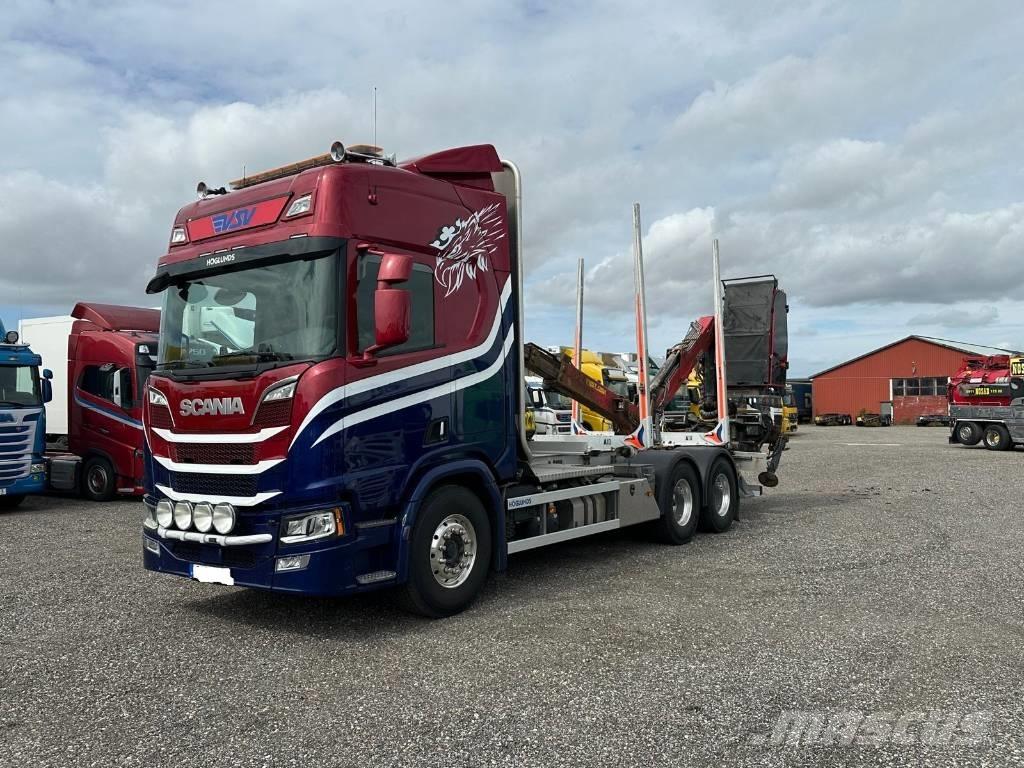 Scania R650B 6X4 NB Holzfahrzeuge