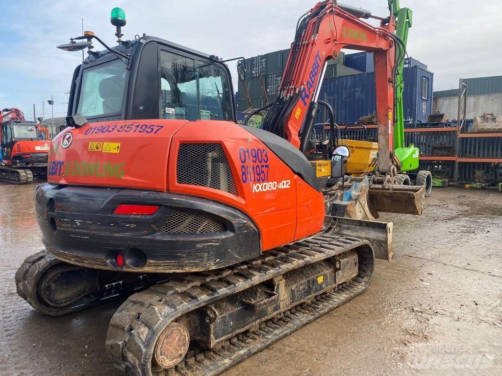 Kubota KX 080-4 Midibagger  7t - 12t