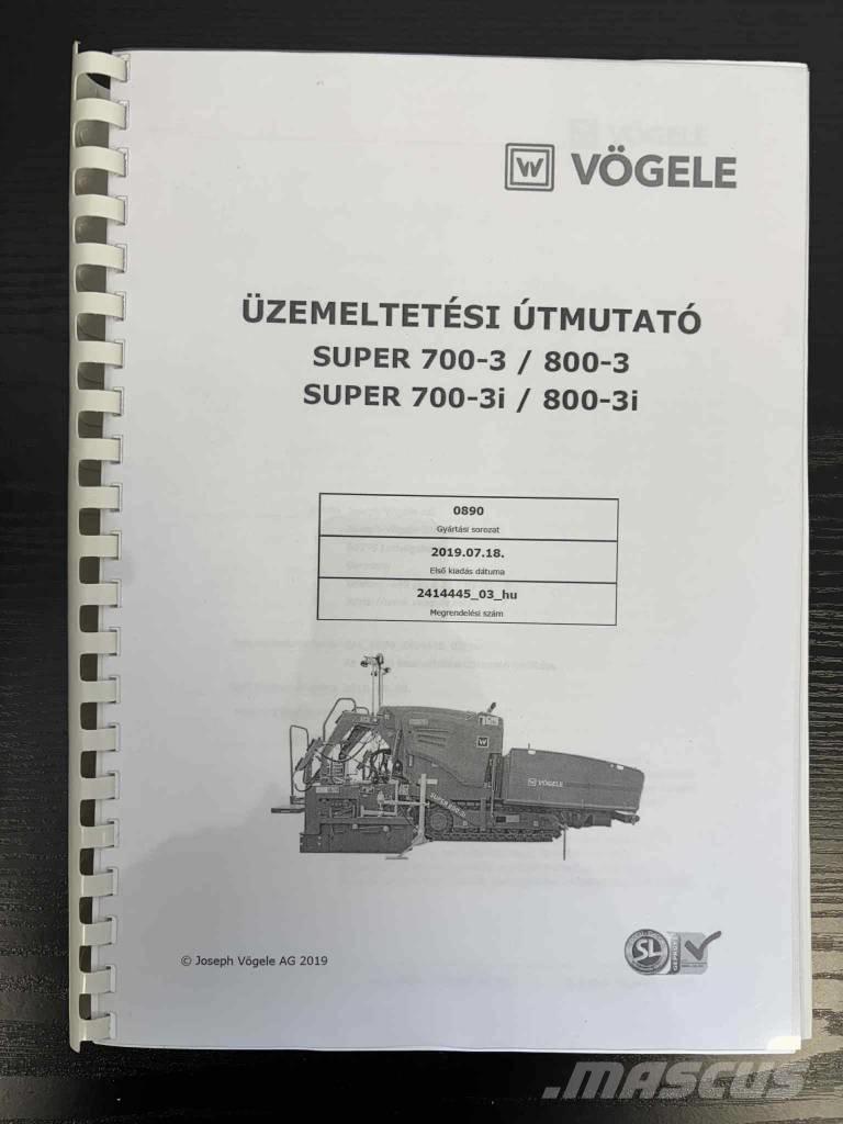 Vögele Super 800-3i Strassenfertiger