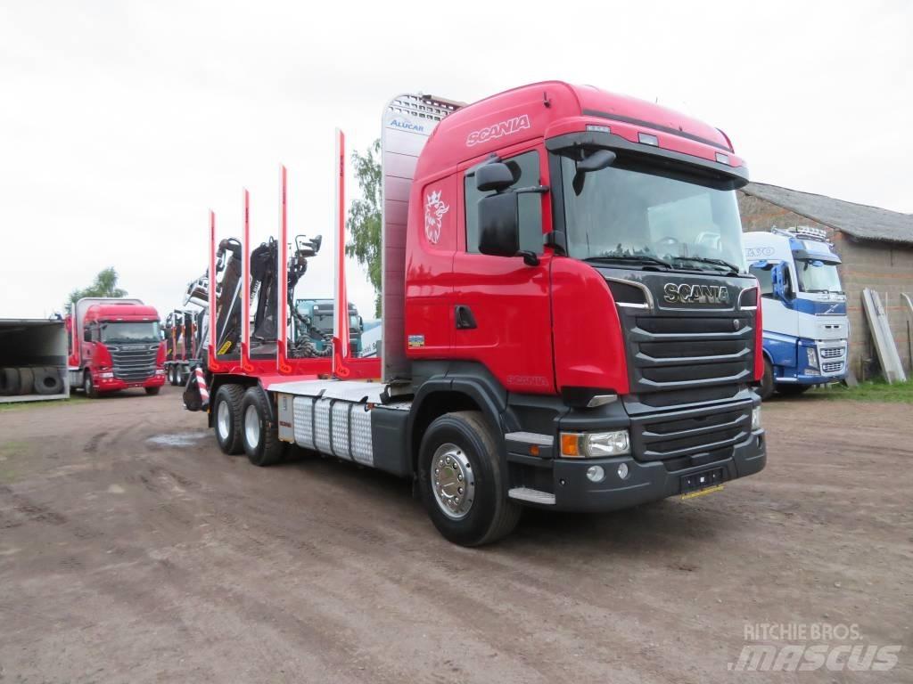 Scania R 450 Holzfahrzeuge