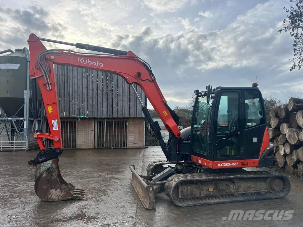 Kubota KX 080-4 Midibagger  7t - 12t