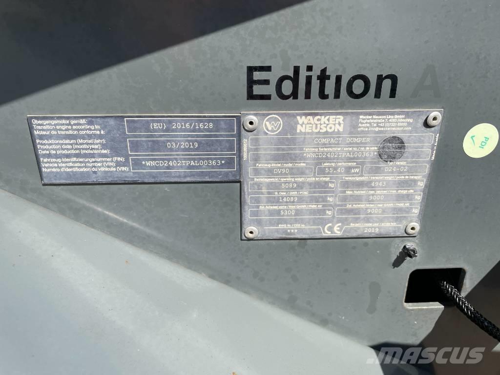 Wacker Neuson DV 90 Minidumper