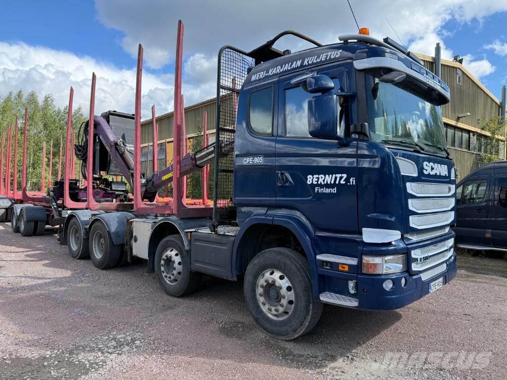 Scania R 580 Holzfahrzeuge