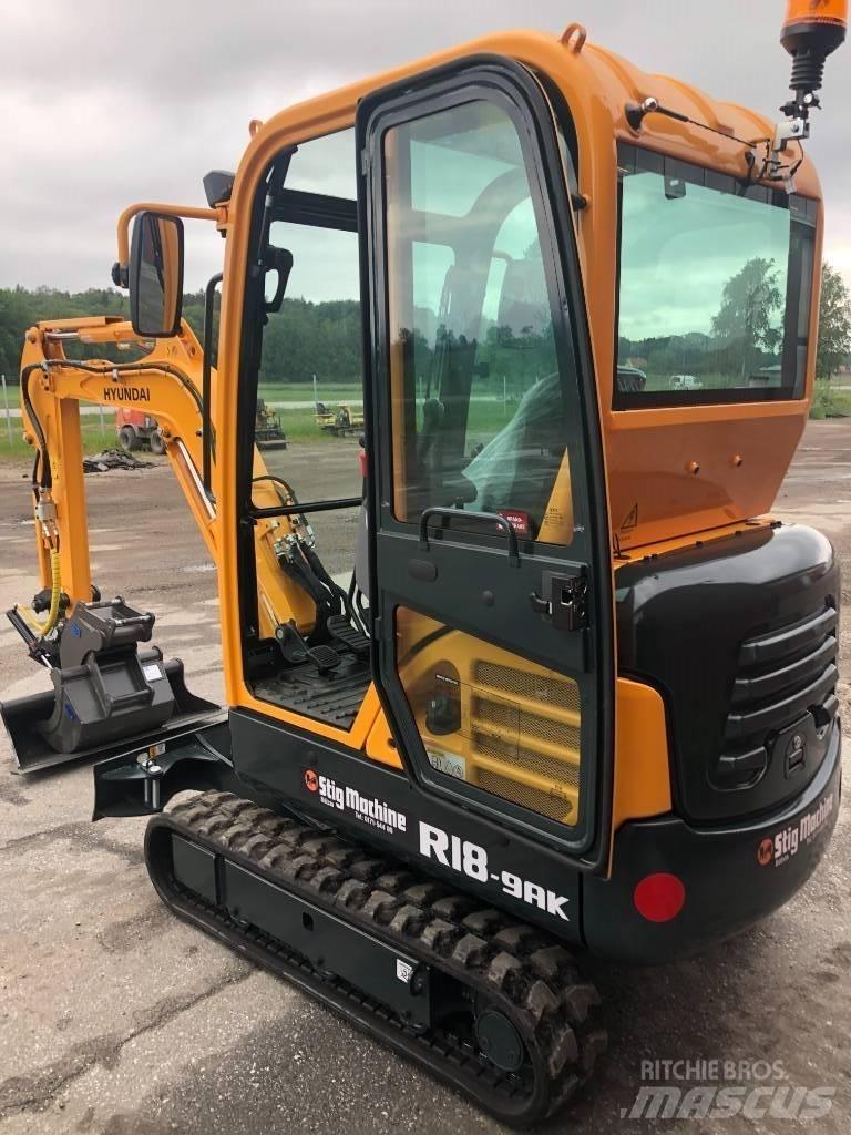 Hyundai R18 - 9AK Minibagger < 7t