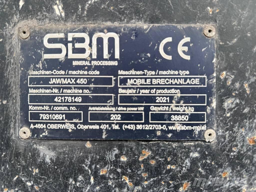 SBM Jawmax 450 Mobile Brecher