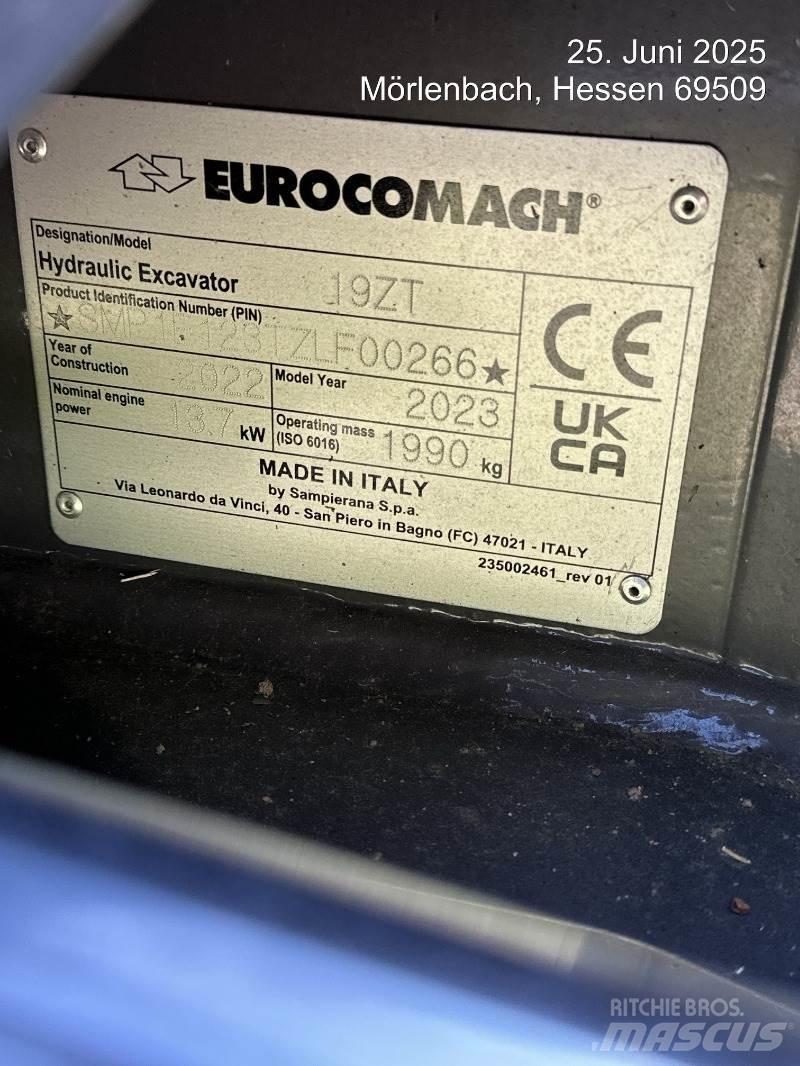 Eurocomach 19ZT Minibagger < 7t