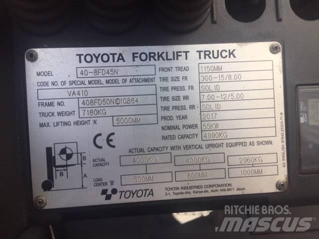 Toyota 40-8FD45N Diesel Stapler