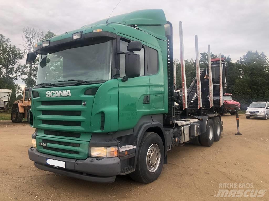 Scania R 480 Holzfahrzeuge