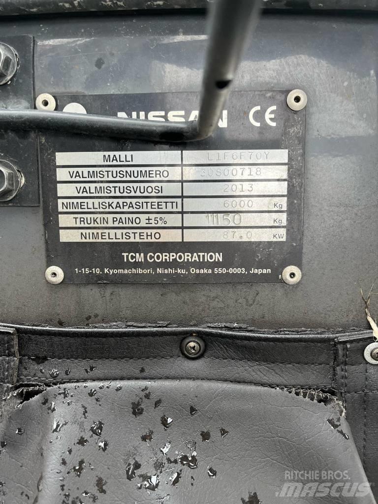 Nissan L1 F6 F70 Y Diesel Stapler