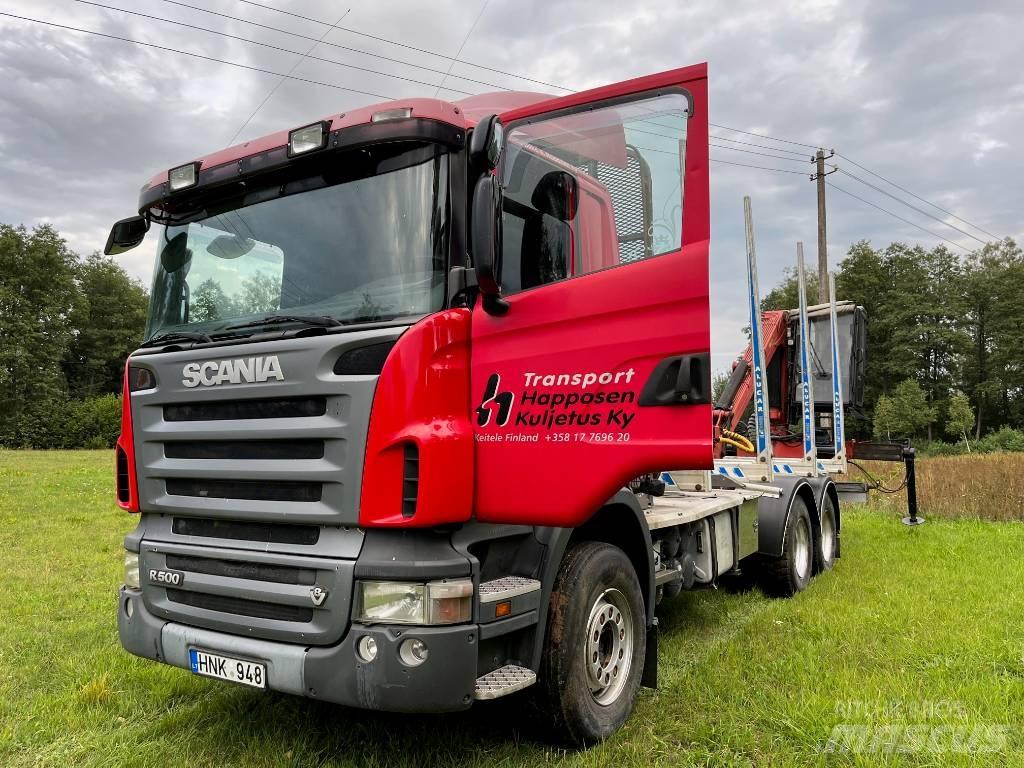 Scania R 500 Holzfahrzeuge