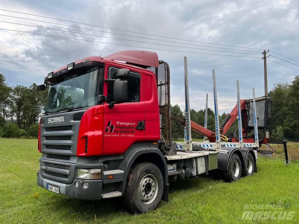 Scania R 500 Holzfahrzeuge