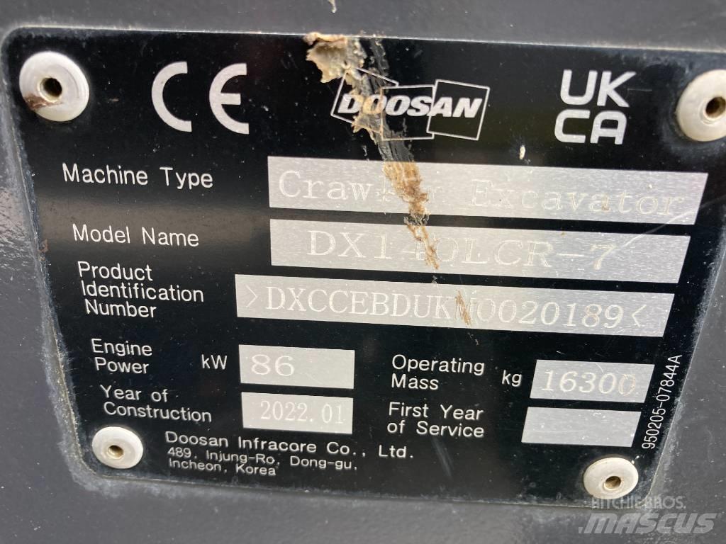 Doosan DX 140 LCR-7 Raupenbagger