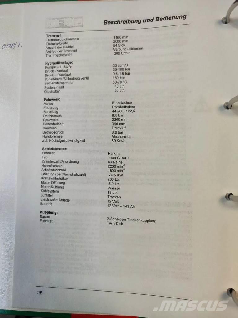 JENZ MU 2000D Schredder