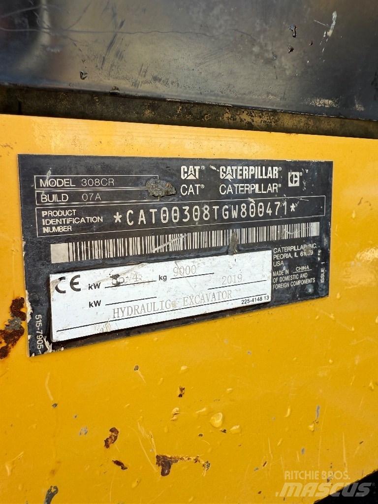 CAT 308 CR Midibagger  7t - 12t