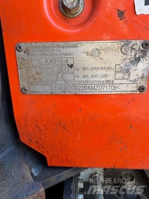 Kubota KX 016-4 Minibagger < 7t