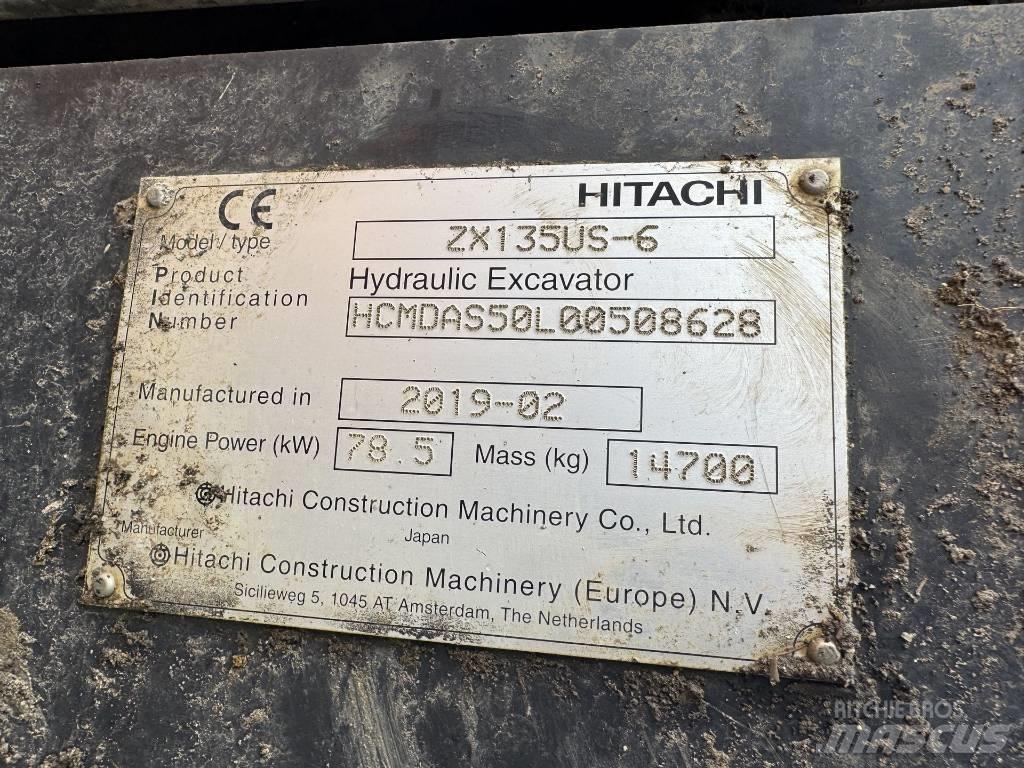 Hitachi ZX 135 US-6 Raupenbagger