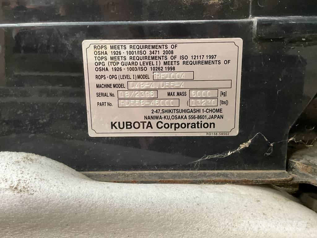 Kubota U 48-4 / U 55-4 Kabinen