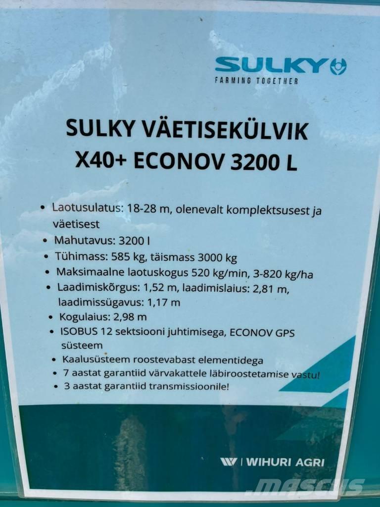 Sulky X 40+ Econov Mineraldüngerstreuer