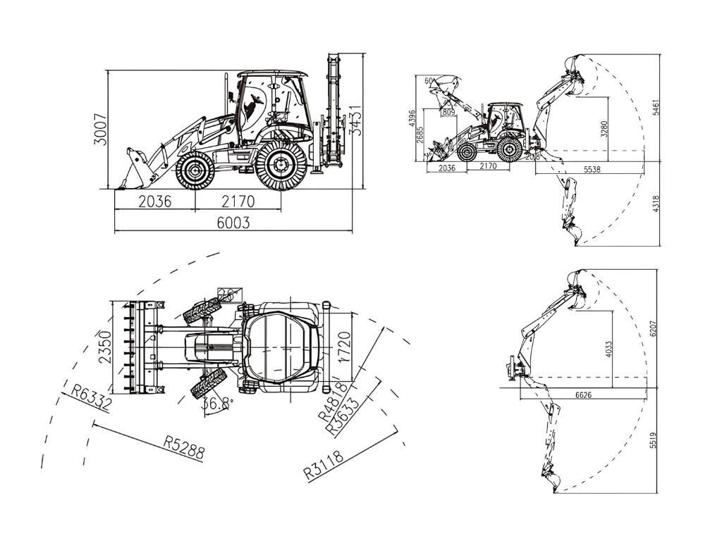 Lonking 83C Baggerlader