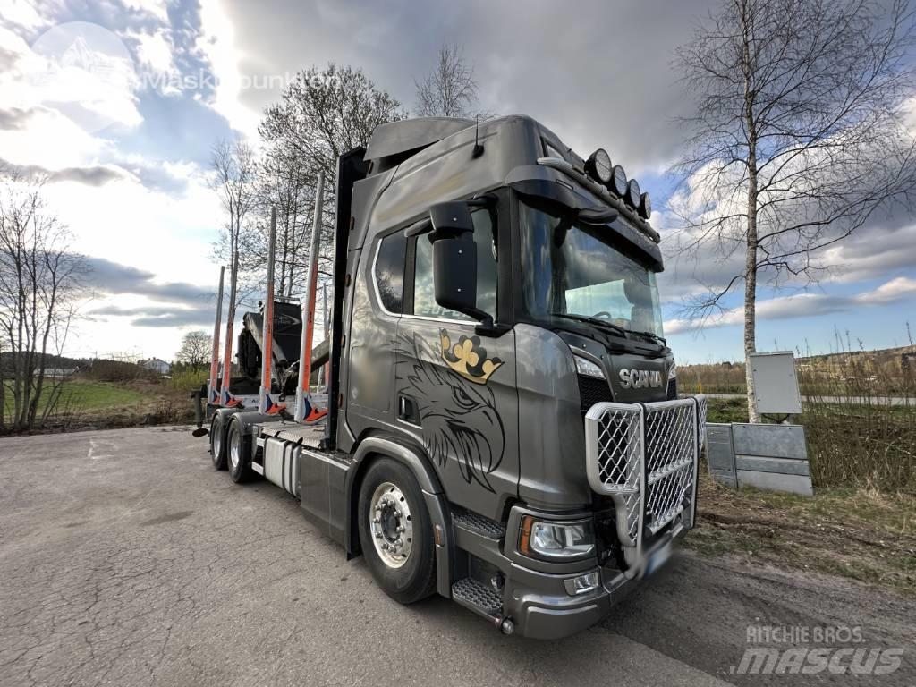 Scania R 730 Holzfahrzeuge