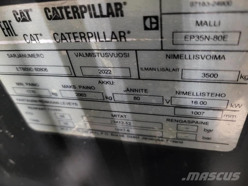 CAT EP 35 N Elektro Stapler