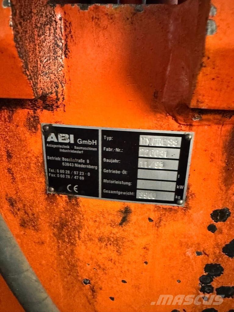 ABI Hydropress Hammer / Brecher