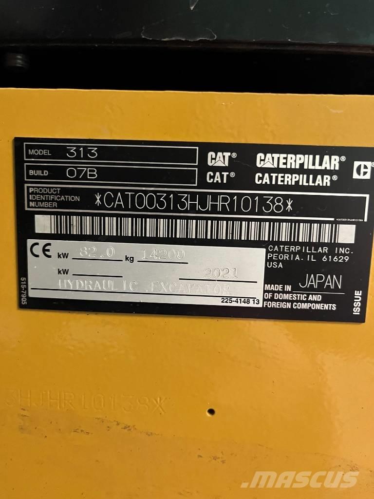 CAT 313 Next Gen Raupenbagger