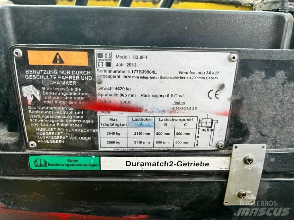 Hyster H 3.0 FT Diesel Stapler