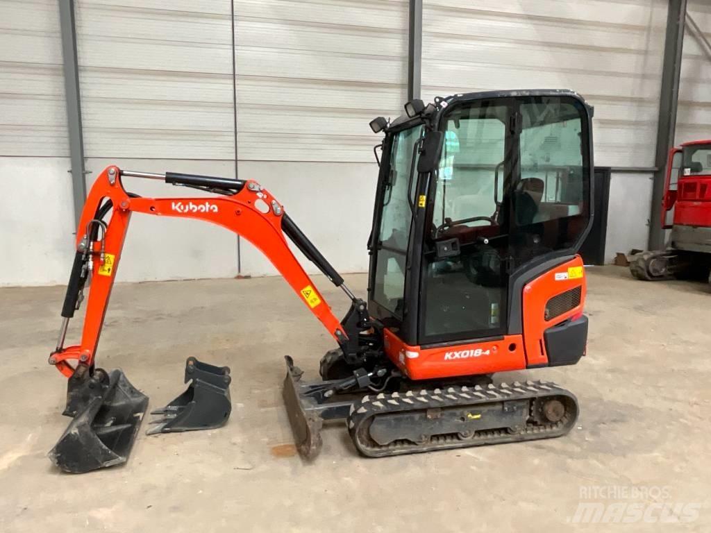 Kubota KX 018-4 Minibagger < 7t