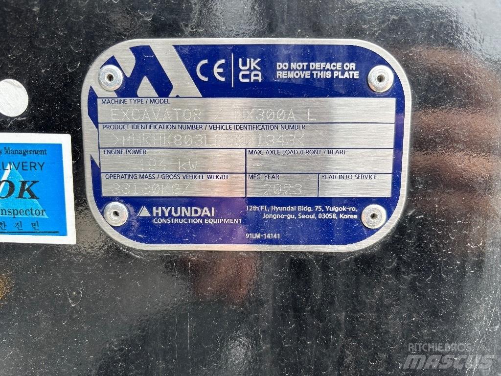 Hyundai HX300A L Raupenbagger