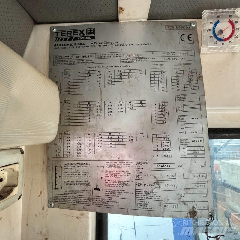 Terex CTT181-A8 Turmdrehkrane