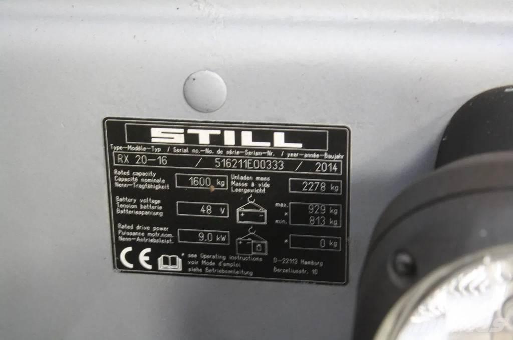 Still RX 20-16 Elektro Stapler