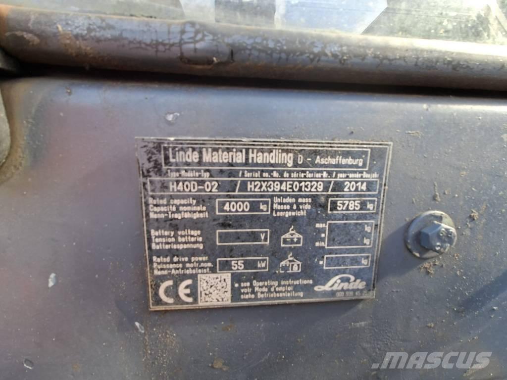 Linde H40D-02 Diesel Stapler