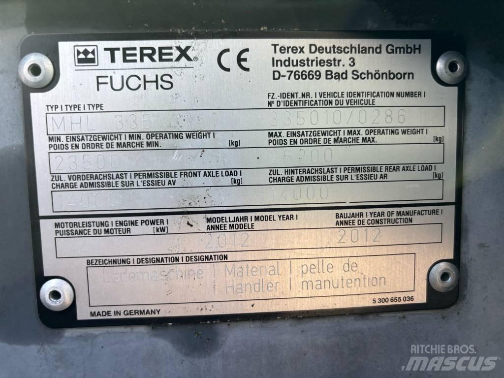Fuchs MHL 335 Materialumschlag