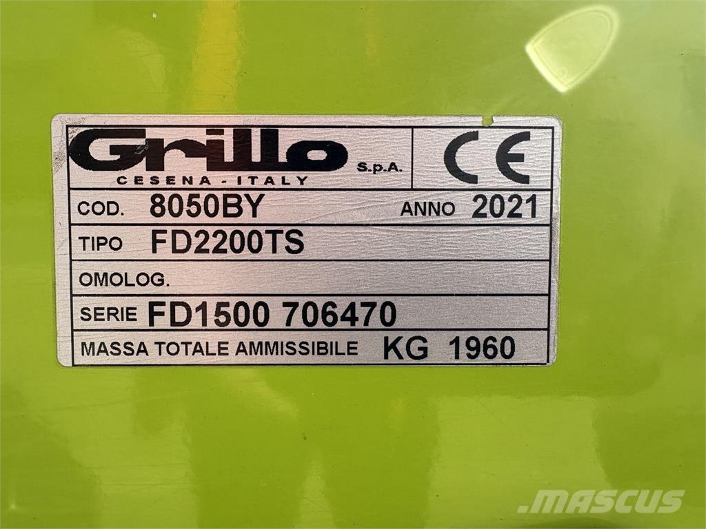 Grillo FD2200TS Reitermäher