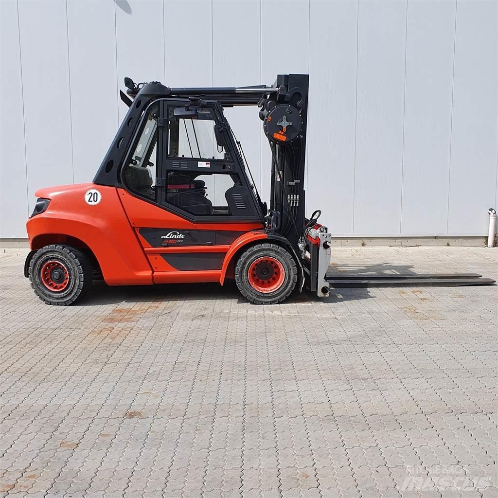 Linde H80D/900 Diesel Stapler