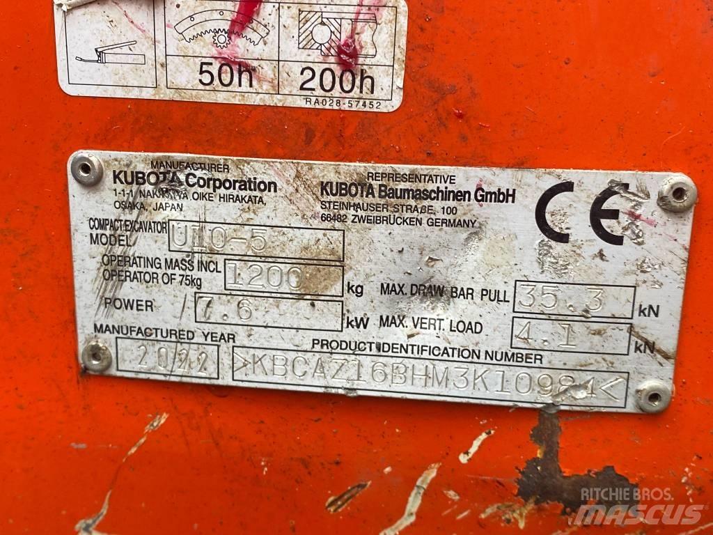 Kubota u10-5 Minibagger < 7t
