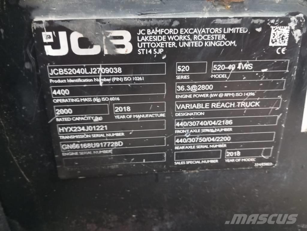 JCB 520-40 Teleskoplader