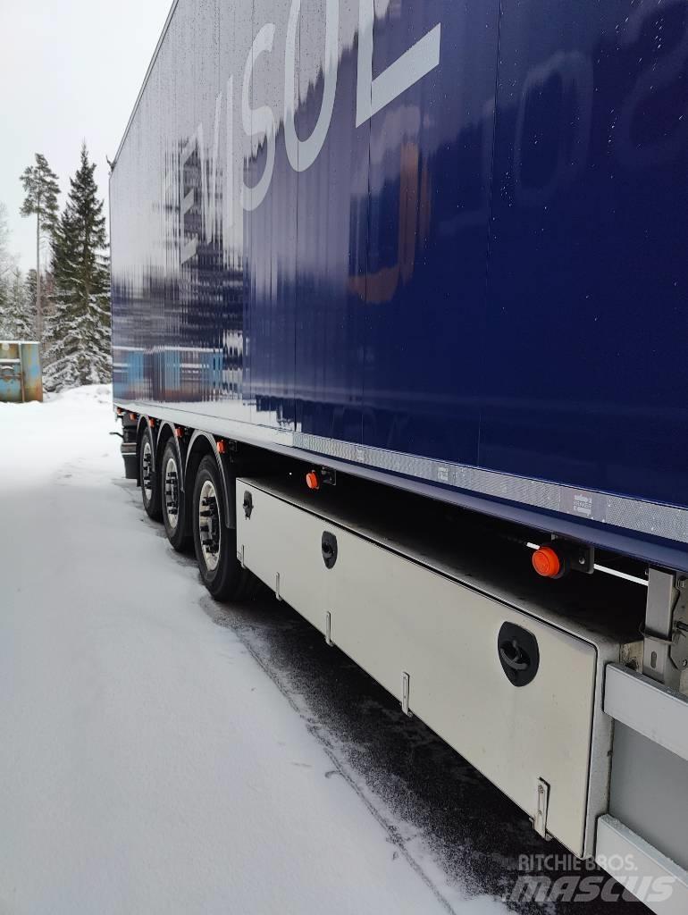 Kraker Walking floor Holzabfallauflieger